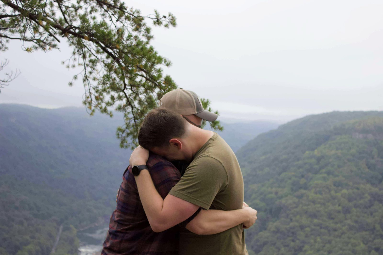 The hug right after the yes